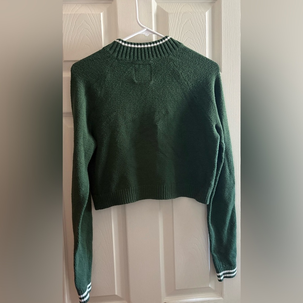 Green Knit Hollister Women's Sweater - Picture 3 of 3